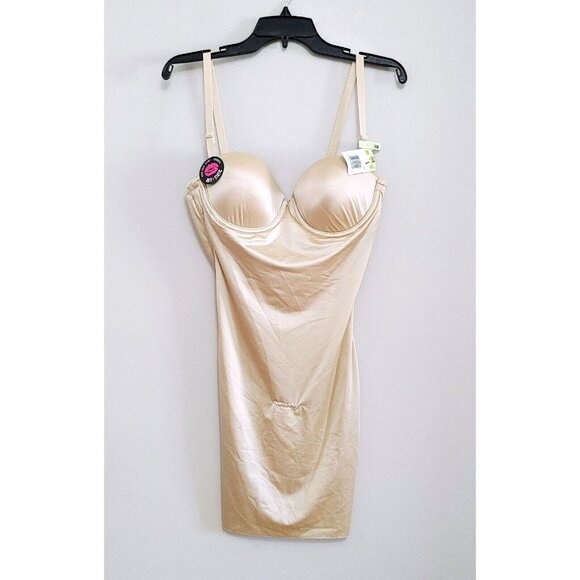 Flexees Women's Maidenform Shapewear Endlessly Slip  with Foam Cups 36B - Picture 1 of 4